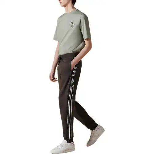 HERMES SS24 Knitted Sweatpants Men's Liquorice