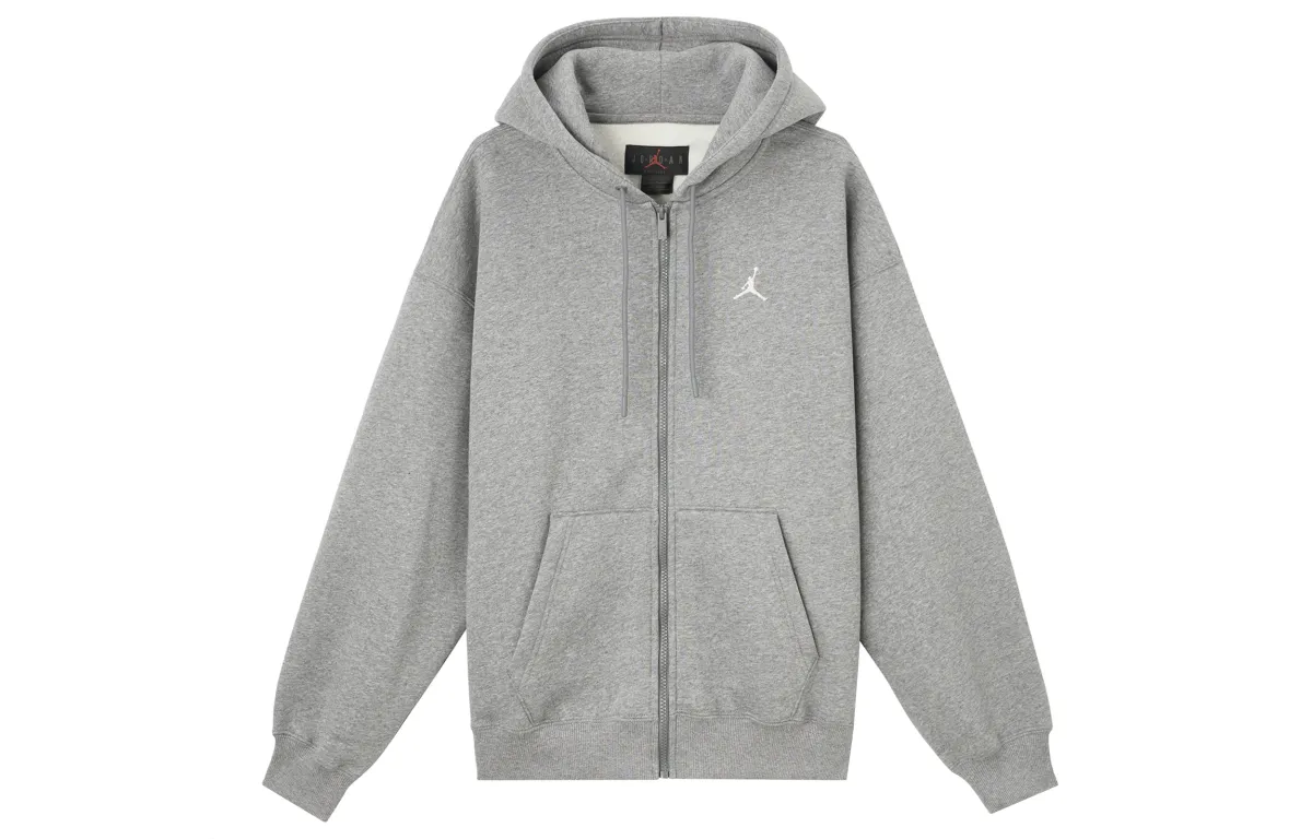 Jordan Brooklyn Fleece Sweatshirt Men's Carbon Gray/Sail White