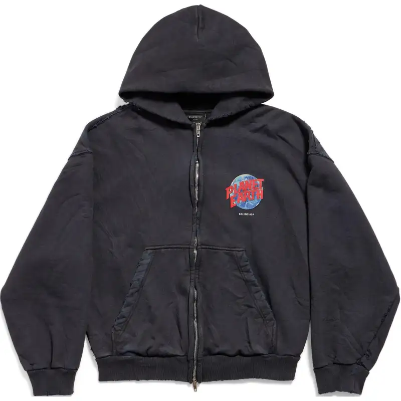 Balenciaga Zip Up Hoodie