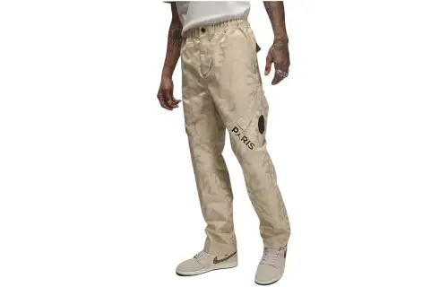 Jordan Paris Saint Germain Casual Pants Men's Khaki