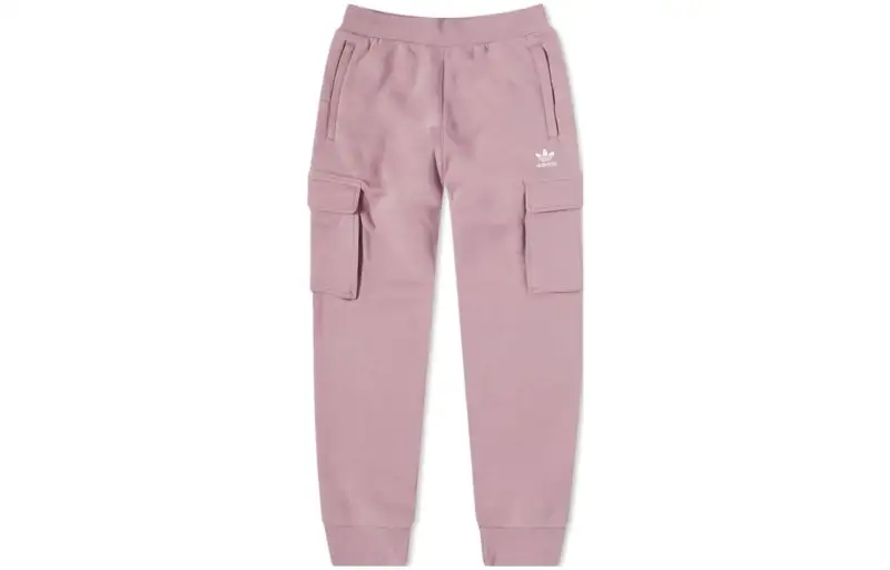 Adidas Originals Casual Pants Men's Purple Moderate Cuffed Pants