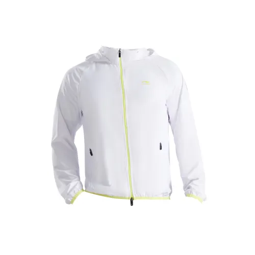 Li Ning Sun Protection Clothing Unisex White