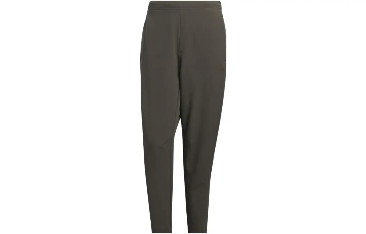 Adidas Casual Pants Men's Olive Green Moderate Slim Fit Pants