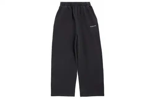 Balenciaga SS23 Casual Pants Loose Fit Men's Black