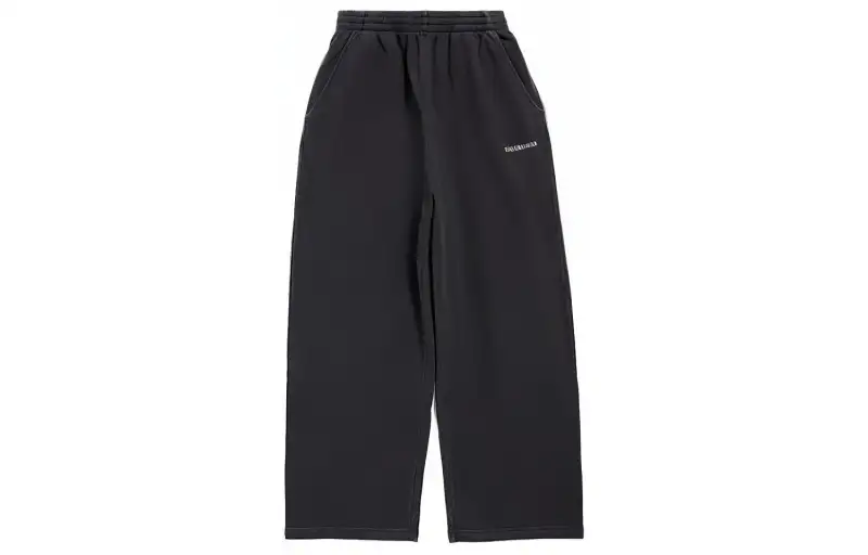 Balenciaga SS23 Casual Pants Loose Fit Men's Black