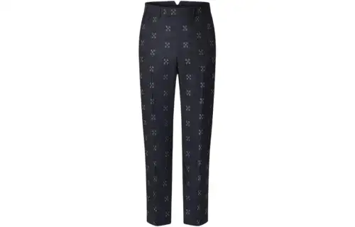 LOUIS VUITTON Wool Pont Neuf Cigarette Pants Casual Pants Men's Gray