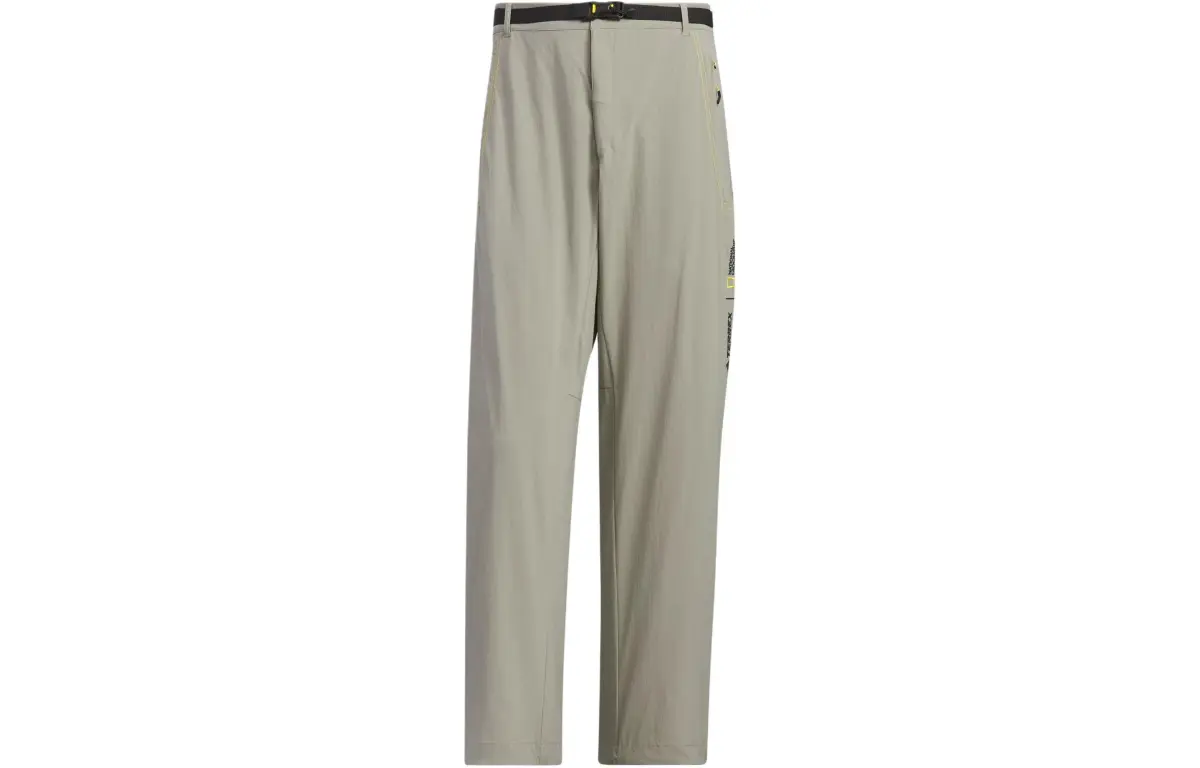 Adidas National Geographic Dwr Pants Knitted Sweatpants Men's Pebble Silver Gray