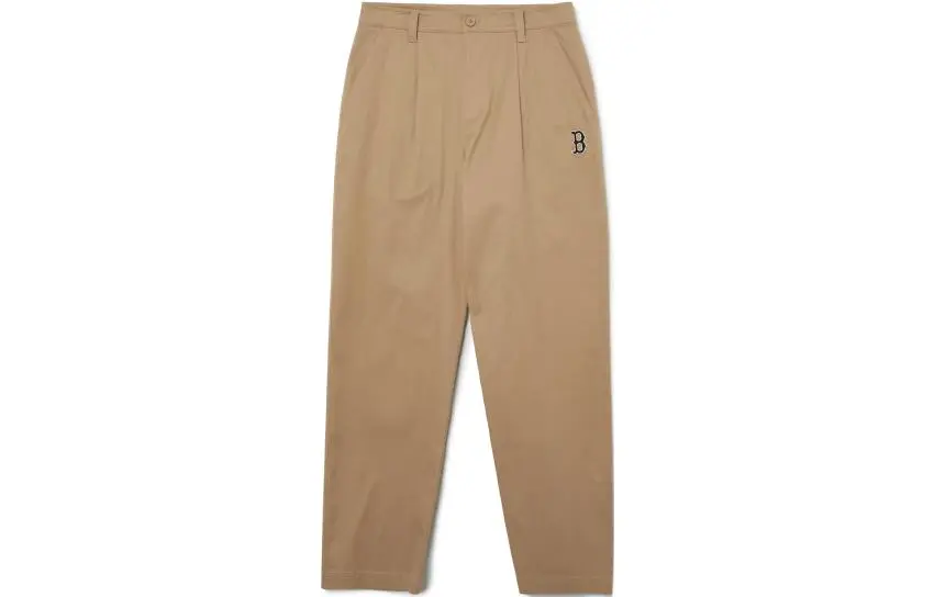 MLB Casual Pants Men's Khaki Moderate Straight Fit Pants