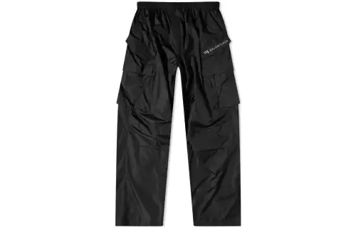 Balenciaga Casual Pants Men's Black Moderate Other