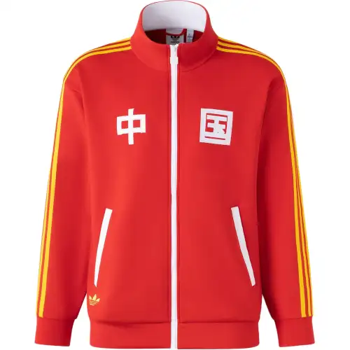 Adidas Originals CN 08 TRACKTOP Retro Jackets & Coats Unisex Light Scarlet