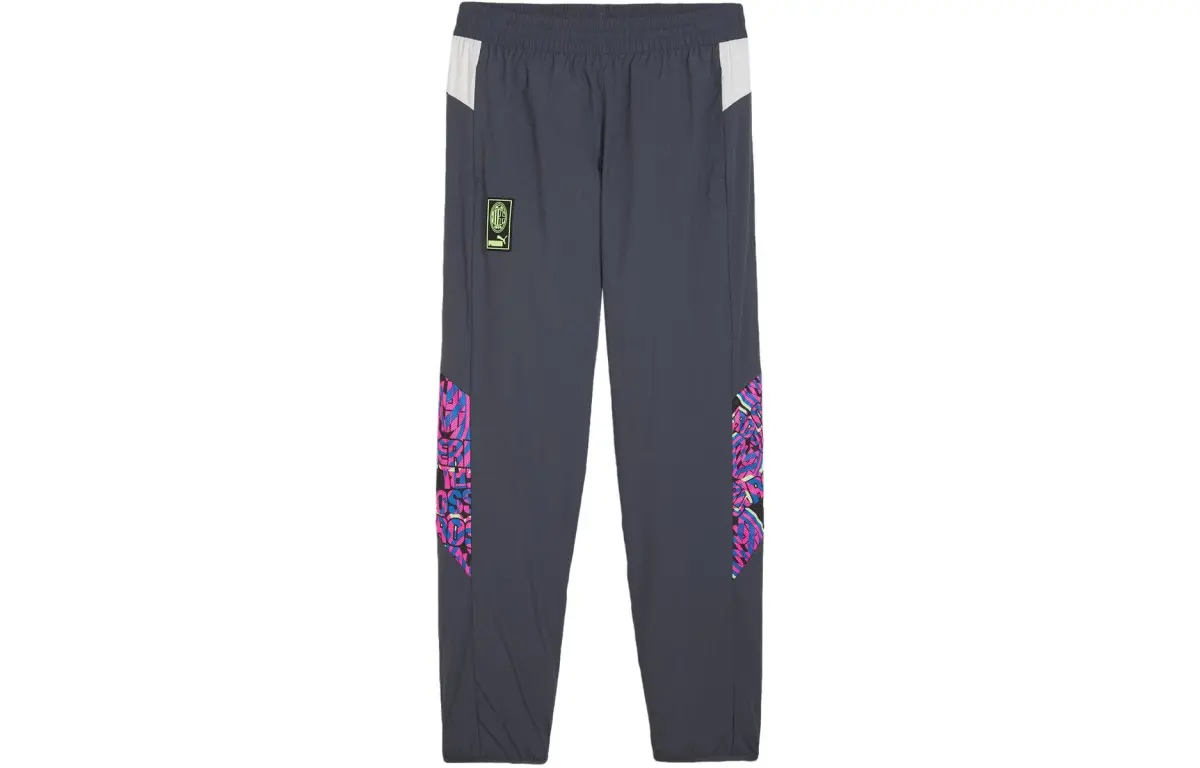 PUMA ACM FTBLNRGY WOVEN PANTS Knitted Sweatpants Men's Dark Gray