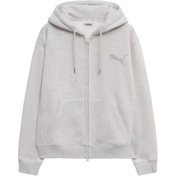 PUMA Sweatshirts Men's Gray Hooded Moderate