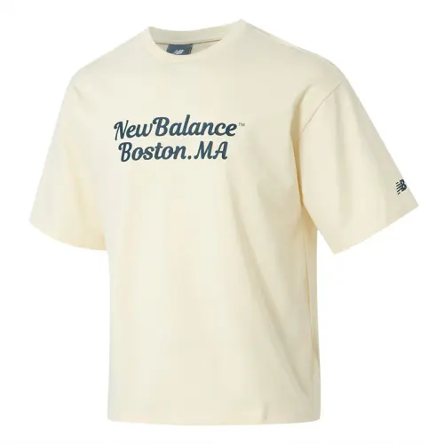 New Balance T Shirt Men's Beige Yellow