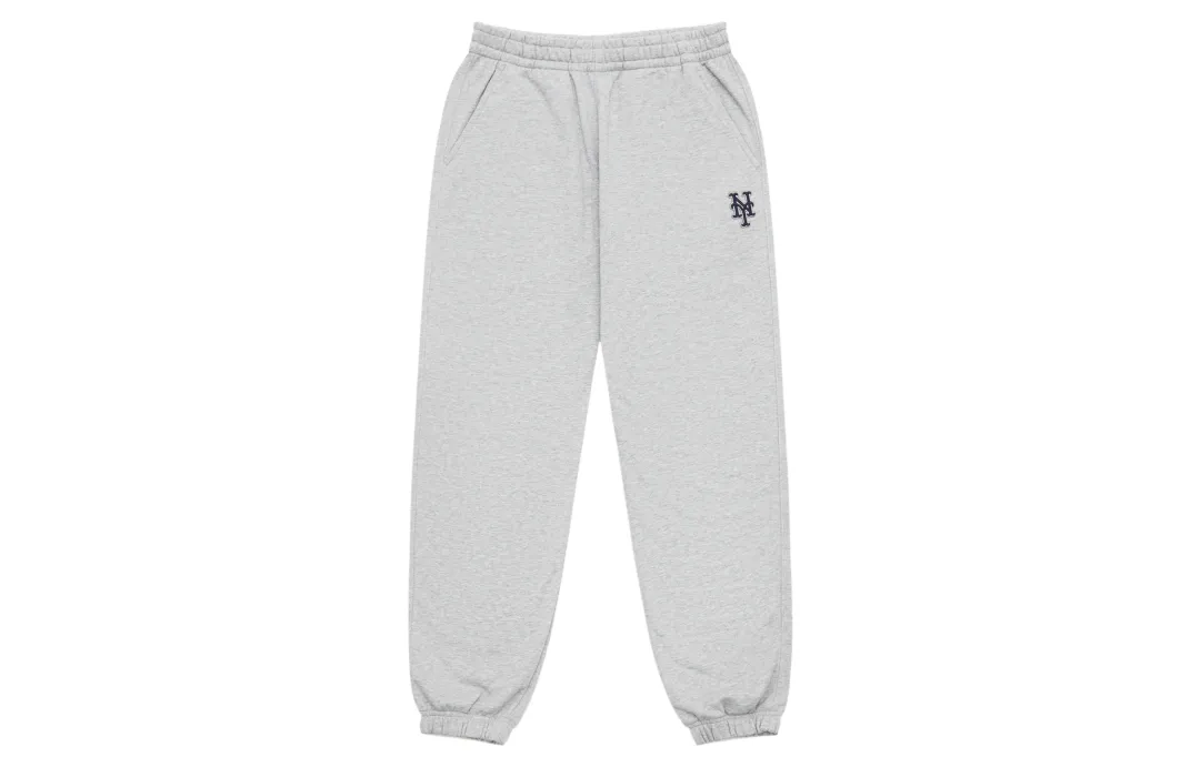 MLB Basic Collection New York Mets 24FW Knitted Sweatpants Unisex Heather Gray