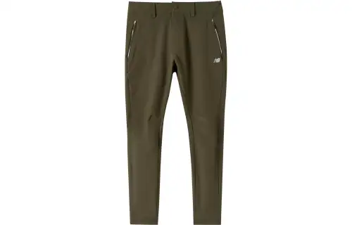 New Balance Casual Pants Men's Green Moderate Straight Fit Pants