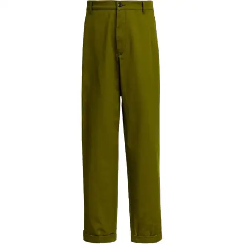 KENZO Turn Up Brim Chino Trousers