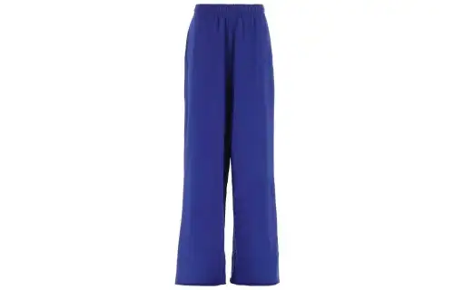 Vetements Casual Pants Men's Blue Moderate Straight Fit Pants