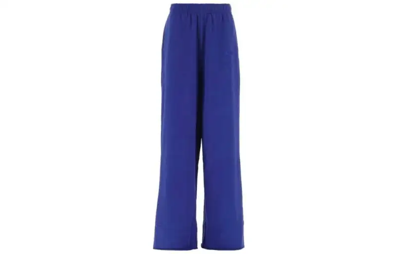 Vetements Casual Pants Men's Blue Moderate Straight Fit Pants