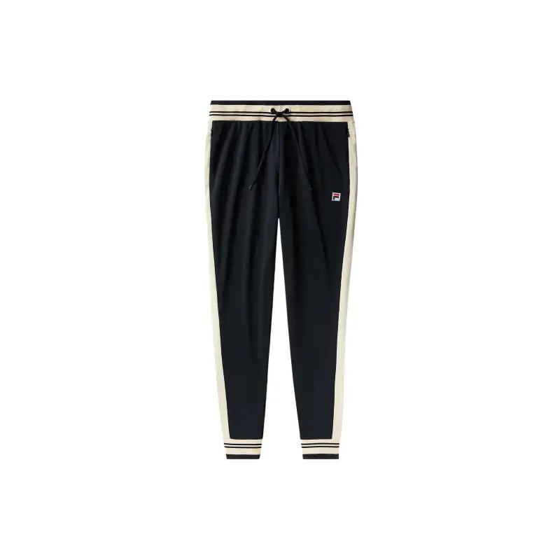 FILA Casual Pants Men's Black Moderate Cuffed Pants