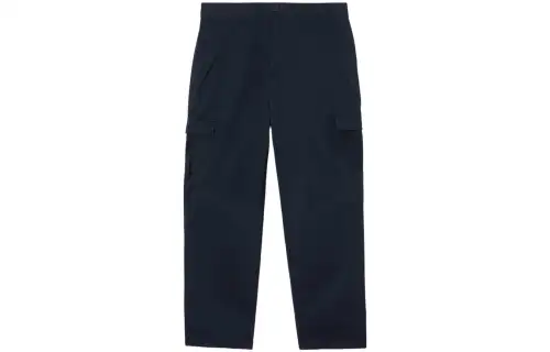 Burberry Casual Pants Men's Blue Moderate Straight Fit Pants