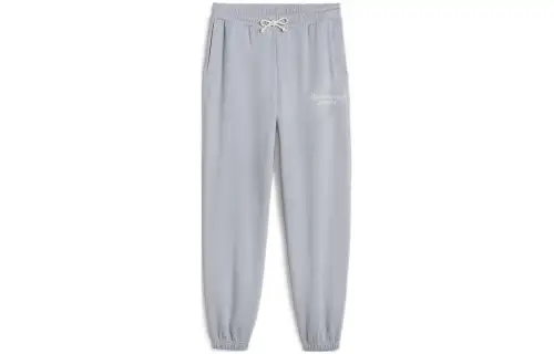 PUMA Knitted Sweatpants Men's Gray Purple