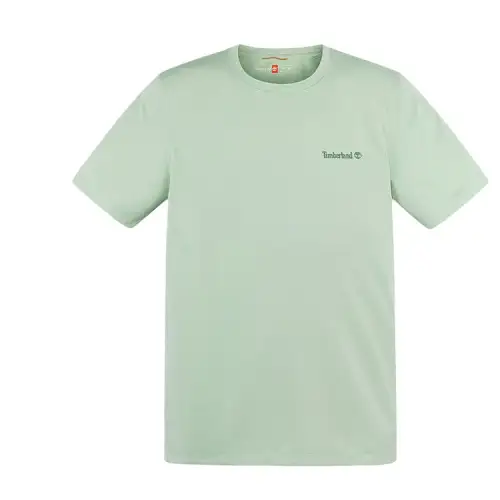 Timberland SS25 T Shirt Men's Embossed Green