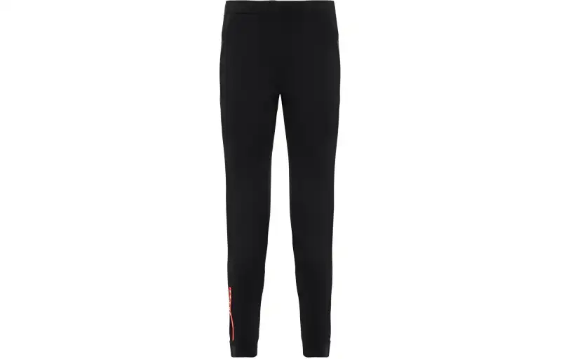 PRADA Casual Pants Men's Black Moderate Slim Fit Pants