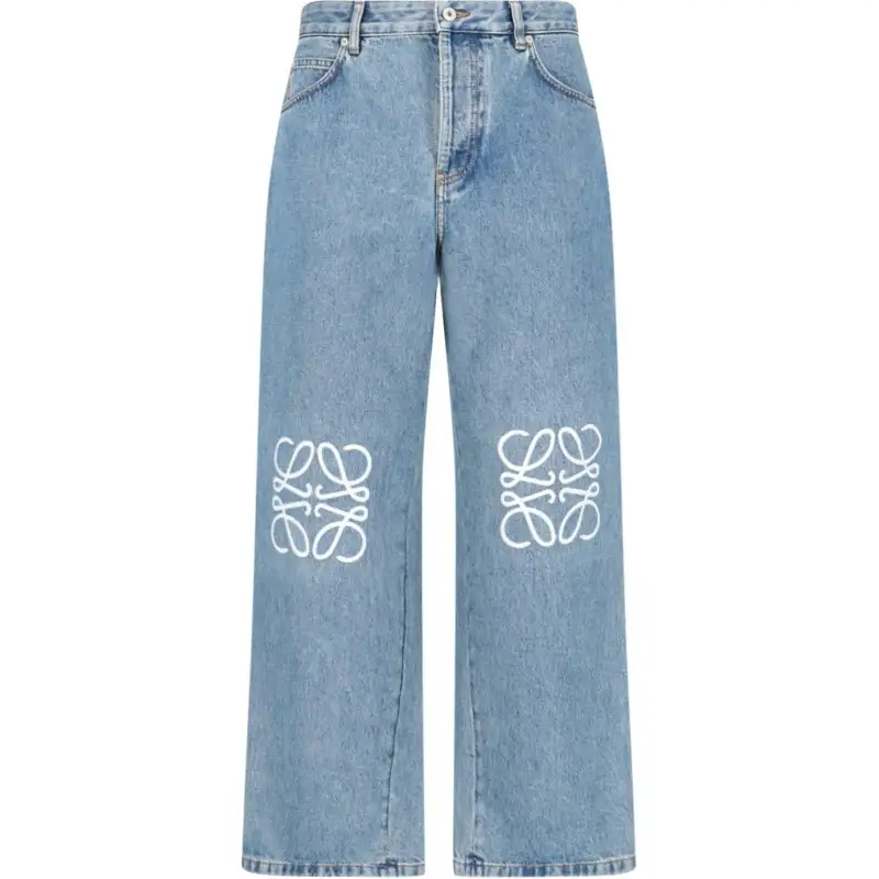 LOEWE Anagram Denim Baggy Jeans