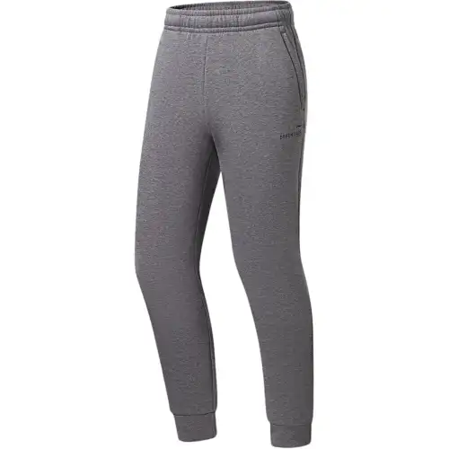 Li Ning Fitness Series Solid Color Mid Rise Comfortable And Breathable Fleece Lined Thermal Elastic Cuff