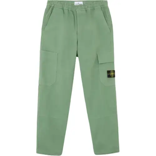 Stone Island cotton ripstop trousers