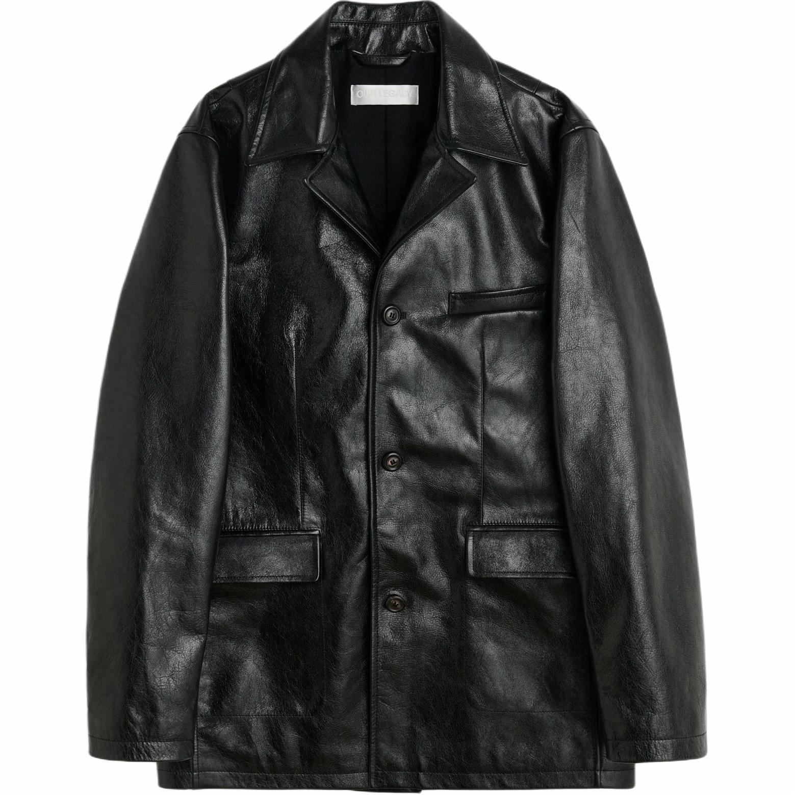 Мужская куртка OUR LEGACY Flap Pocket Jacket (черная)