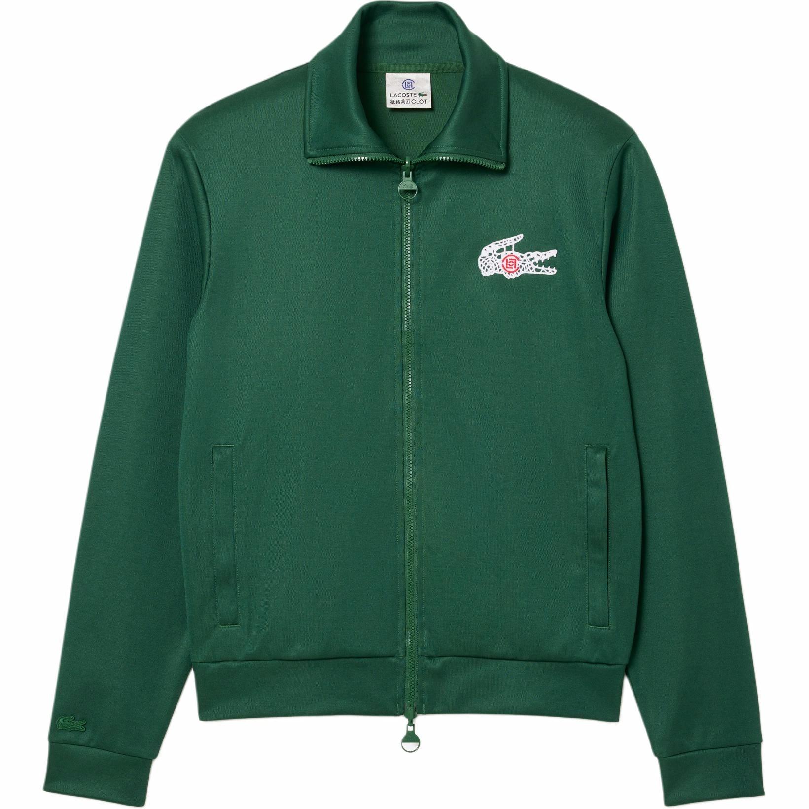 Куртка CLOT x LACOSTE FW24 logo (зеленая)