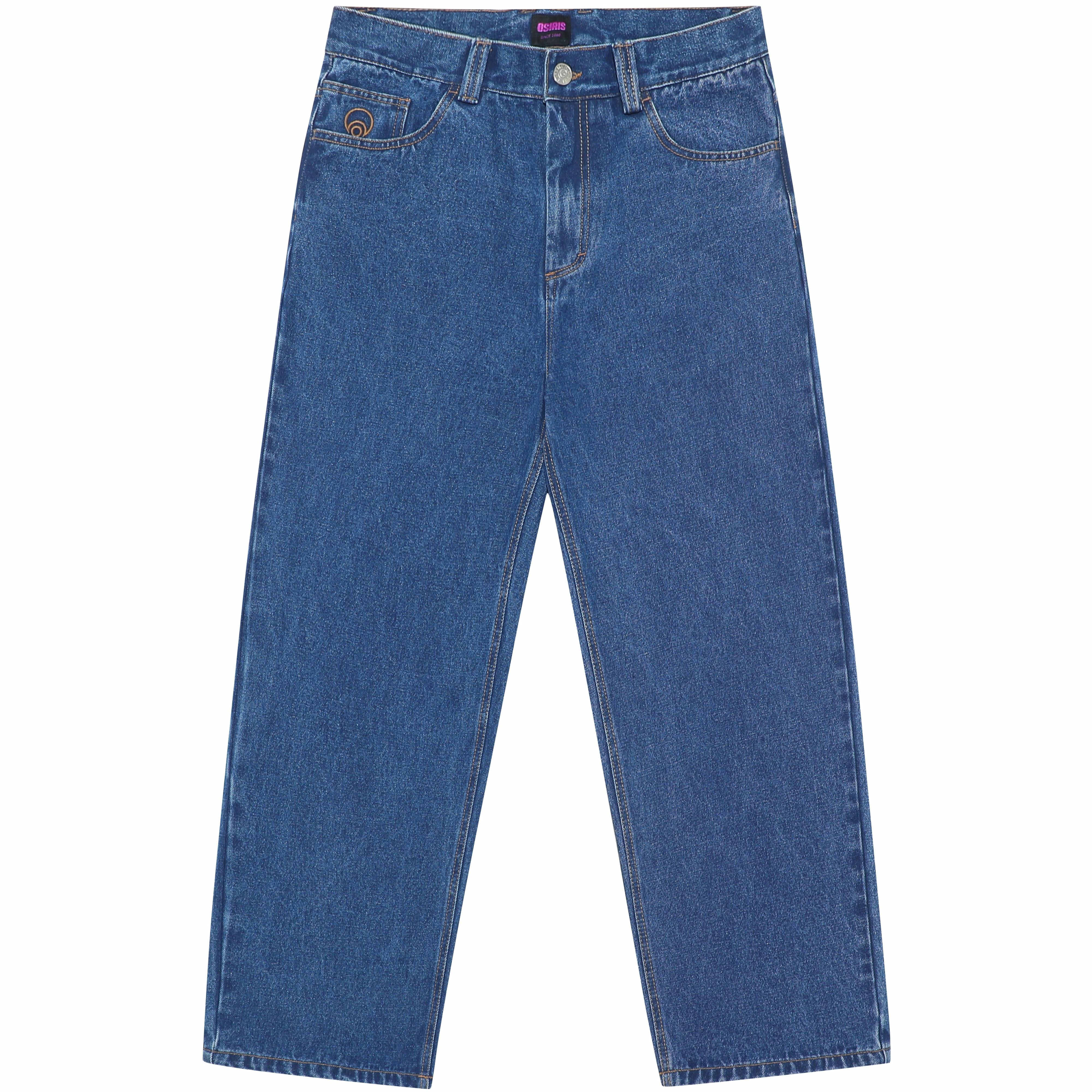 штаны OSIRIS cleanfit jeanslogo (темно-синие)