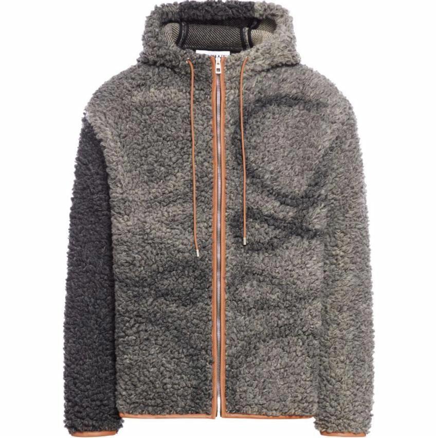 Мужская куртка LOEWE Runway Jacket (/ серо-черная)