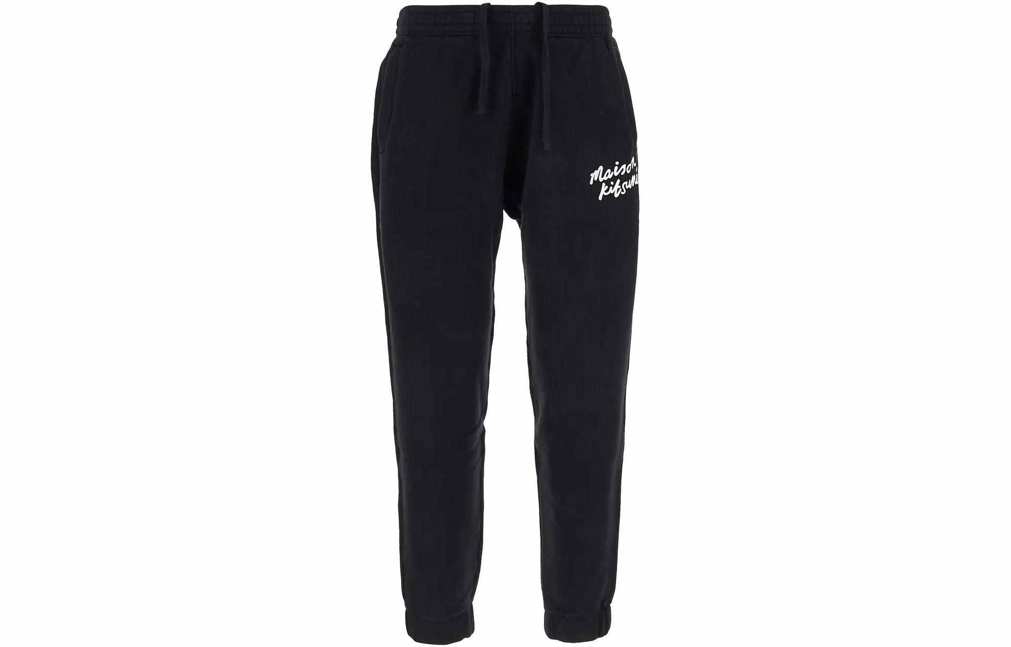 Мужские штаны Maison Maison Kitsune SS24 (черные)