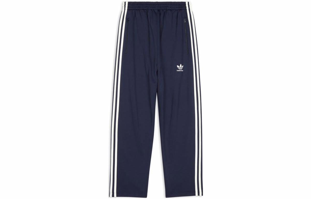 Мужские штаны Balenciaga x adidas originals FW22 (темно-синие)