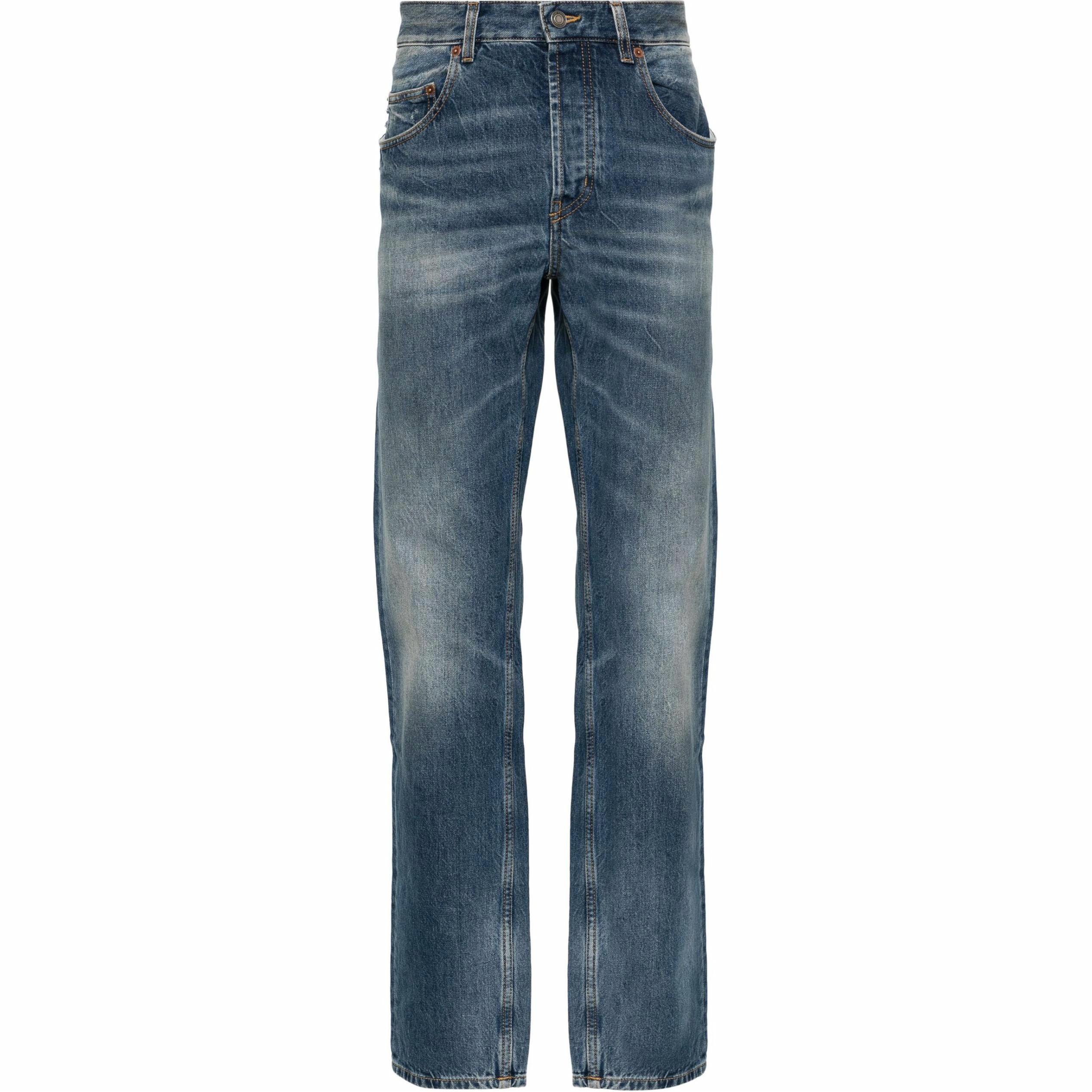 Мужские джинсы SAINT LAURENT (синие)