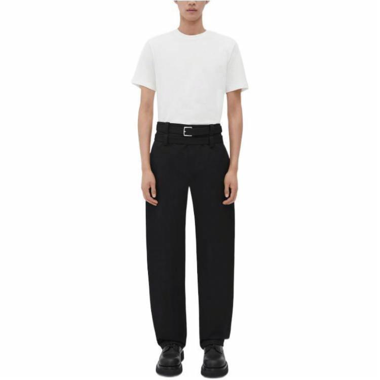 Мужские штаны Bottega Veneta Wide-Leg (черные)