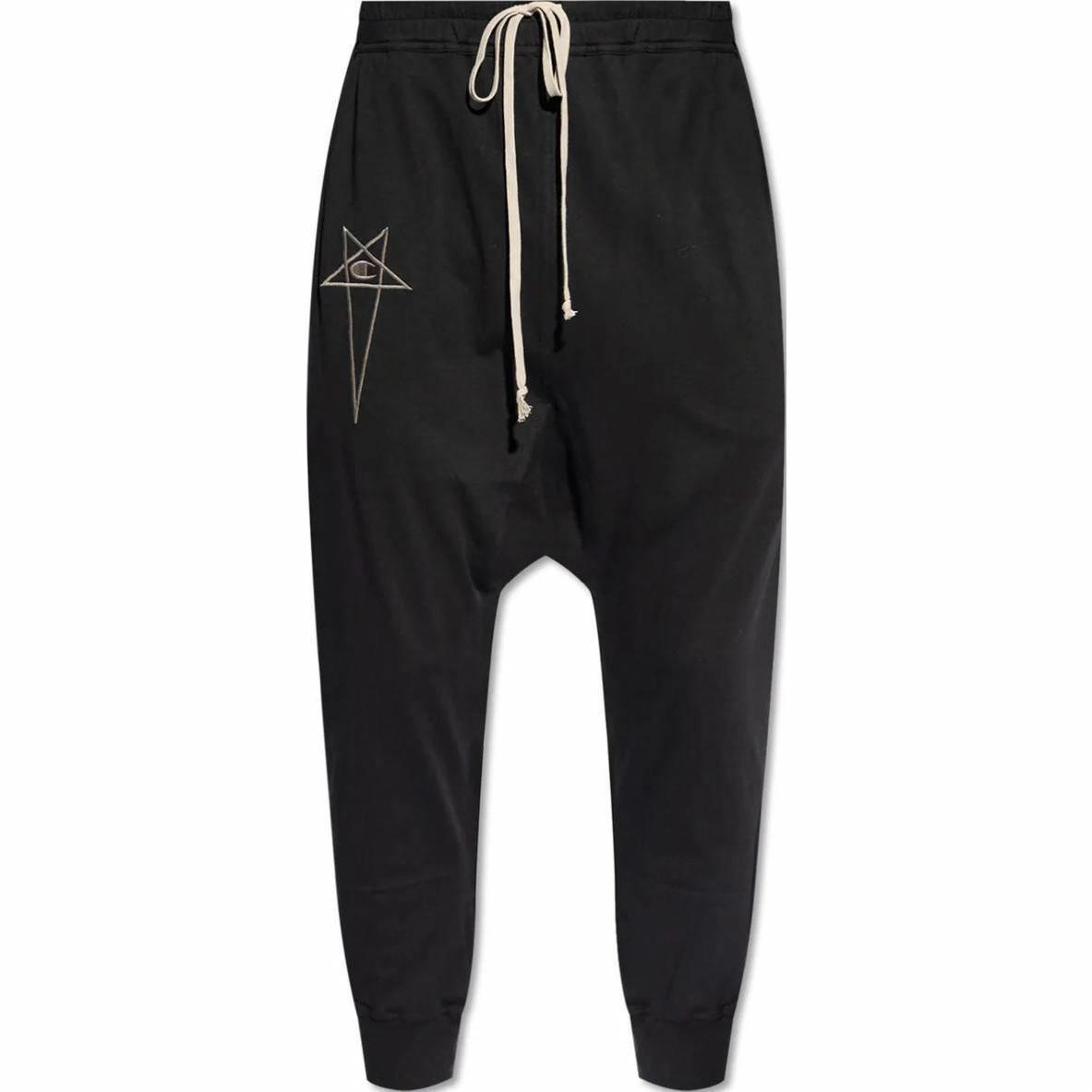 Мужские штаны RICK OWENS x Champion (черный)