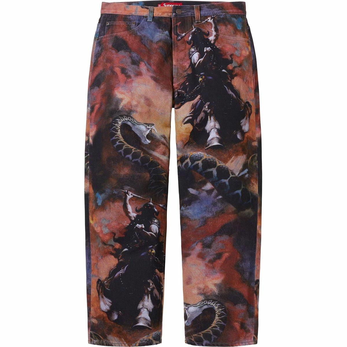 Джинсы Supreme Loose Fit Jean (коричневые)