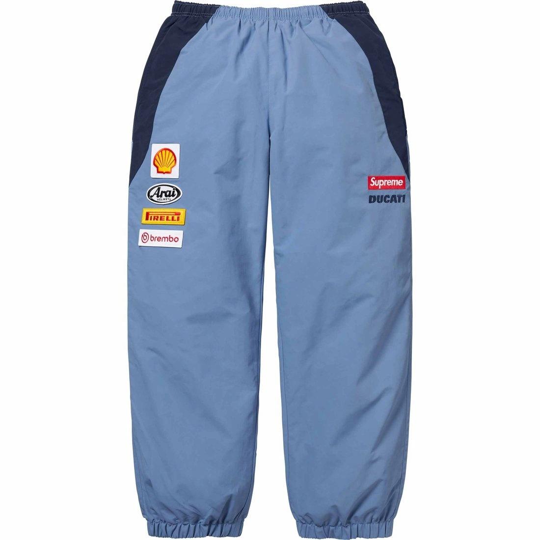 Штаны Supreme x DUCATI SS24 WEEK16 TRACK PANT (черно-красные)