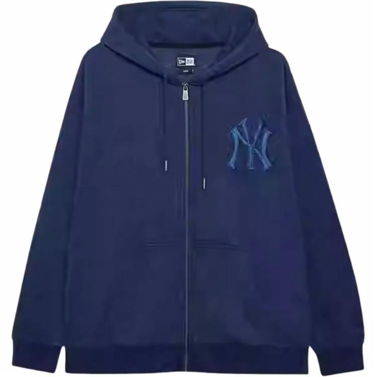 Куртка New Era NY Yankees Hooded Jacket (темно-синяя)