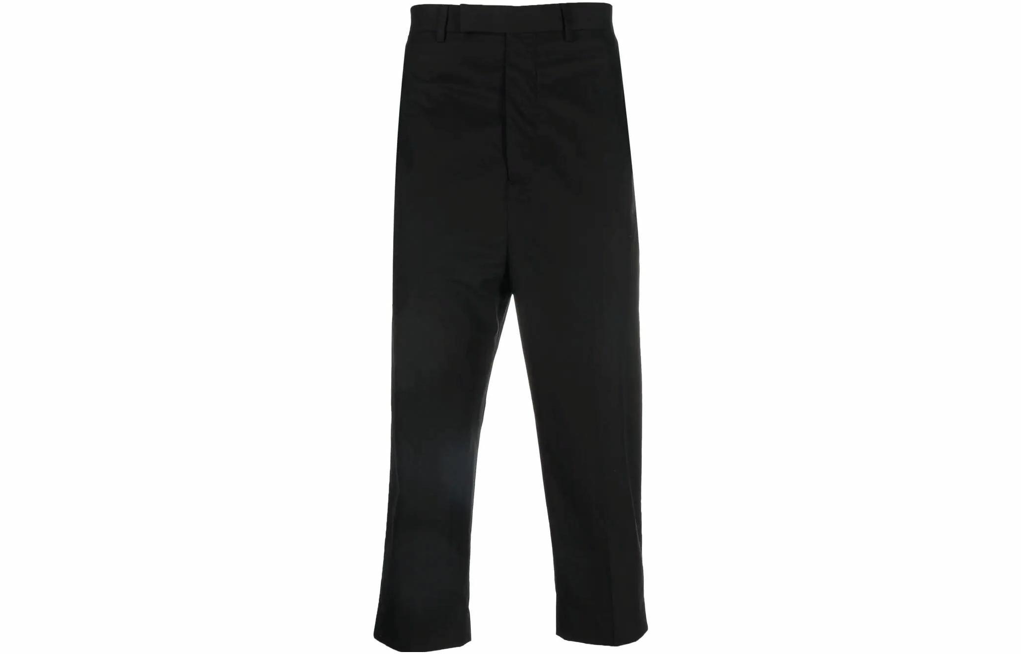 Мужские штаны RICK OWENS SS23 Cropped (черные)