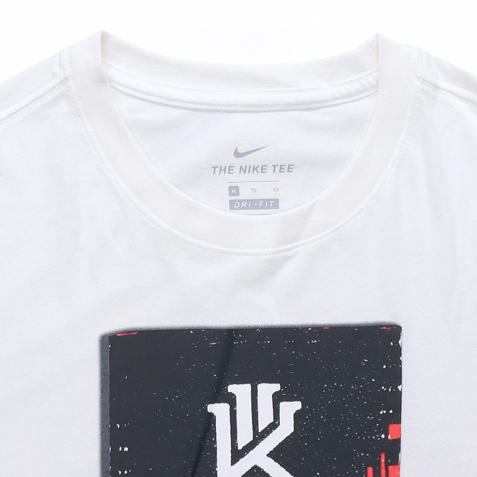 Мужская футболка Nike 2019KyrieT (белая) — фото 3
