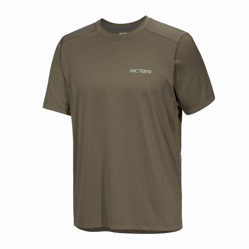 Мужская футболка Arcteryx CORMAC Arc'bird (черно-серая)