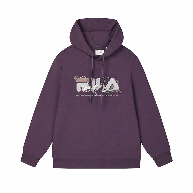 Мужское худи Fila FILA Heritage (темно-ночной темно-фиолетовый)