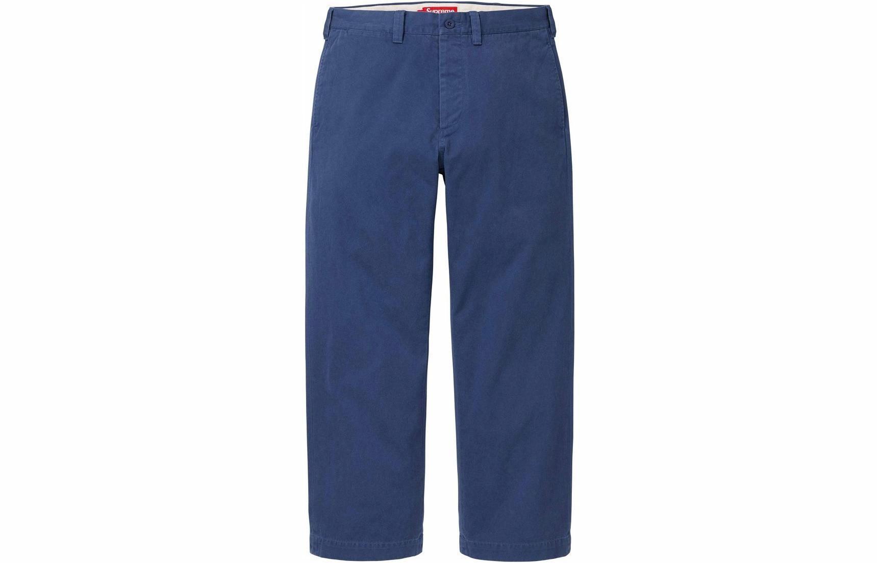 Штаны Supreme SS24 WEEK1 CHINO PANT (черные)