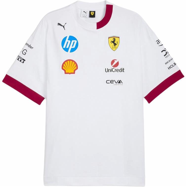 Мужская футболка PUMA Ferrari (белая)