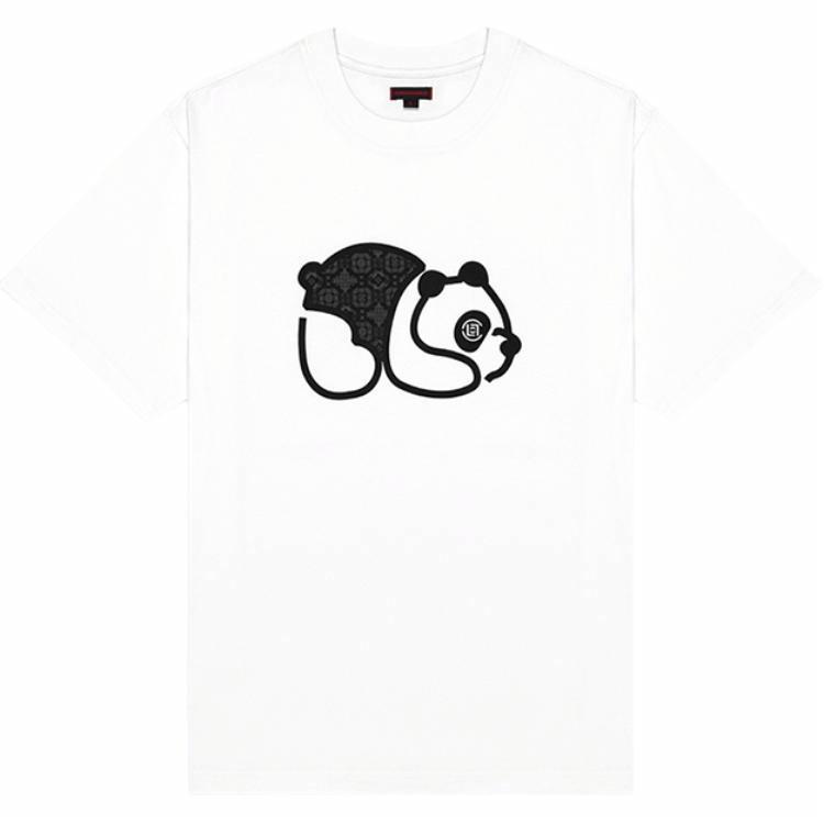 Футболка CLOT SS25 Drop3 с принтом панды (белая)