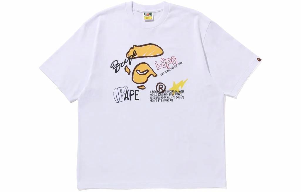 Мужская футболка A BATHING APE (черная)